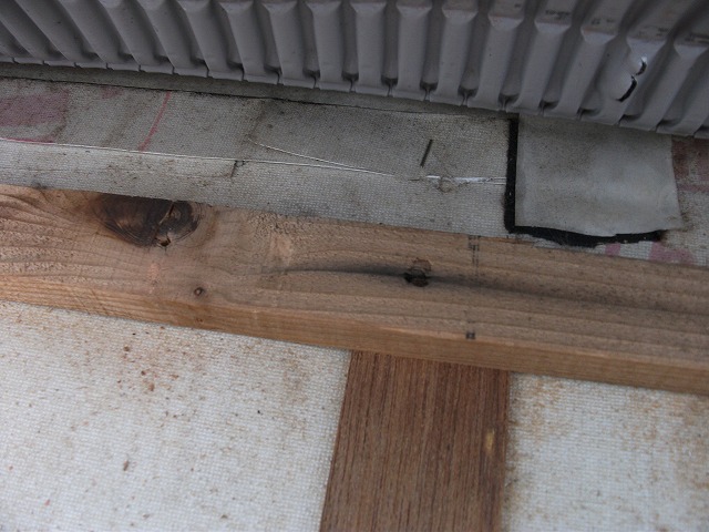 雨漏りしやすい天窓